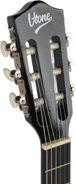 Actual product image V-tone BCG BK - Gitara klasyczna 4/4 czarna do nauki (Lime wood, Nylon, Okoume, Plastic)