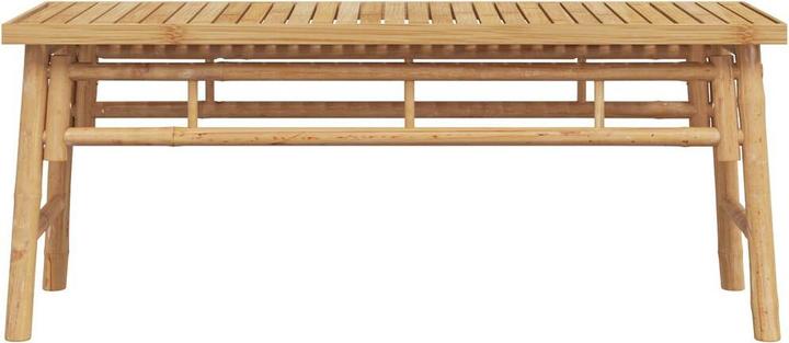 Actual product image vidaXL Garden bench 110x38x45 cm bamboo