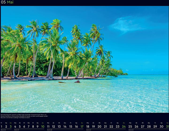 Productafbeelding Trauminseln - Wandkalender 2026 (60 x 45 cm)