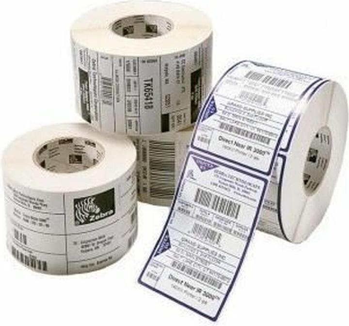 Actual product image Zebra Z-Select 2000D - paper - acrylic adhesive - coated - perforated - bright white - 57.15 x 50.8... (76 mm)