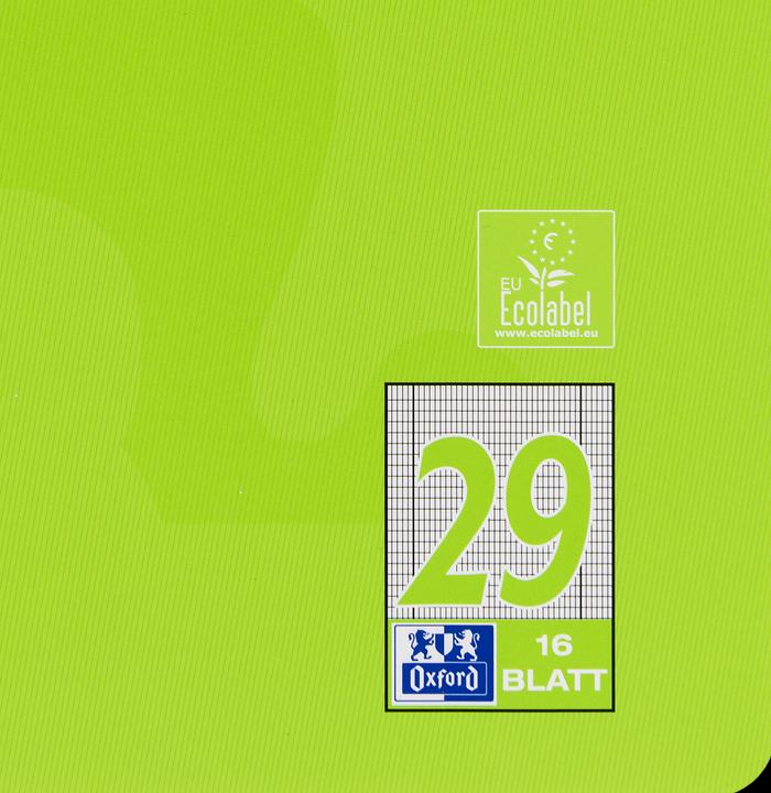 Actual product image Oxford Exercise book, A4, ruling 29 (A4, Checked, Hardcover)