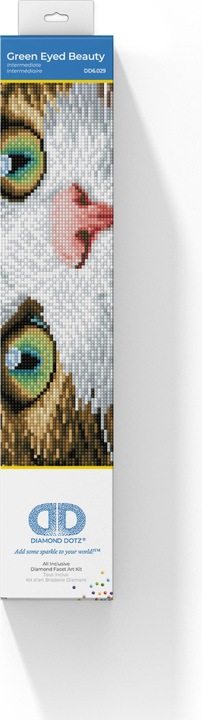 Actual product image Diamond Dotz Cat beauty 27,7x35,5cm