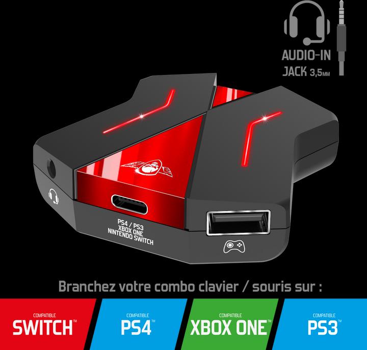 Image du produit Spirit Of Gamer Convertisseur de console Cross Game 2 (PS4, PS3, Switch, Xbox One S)