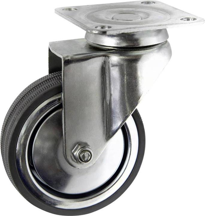 Productafbeelding Toolcraft Zwenkwiel Rubber schroefplaat