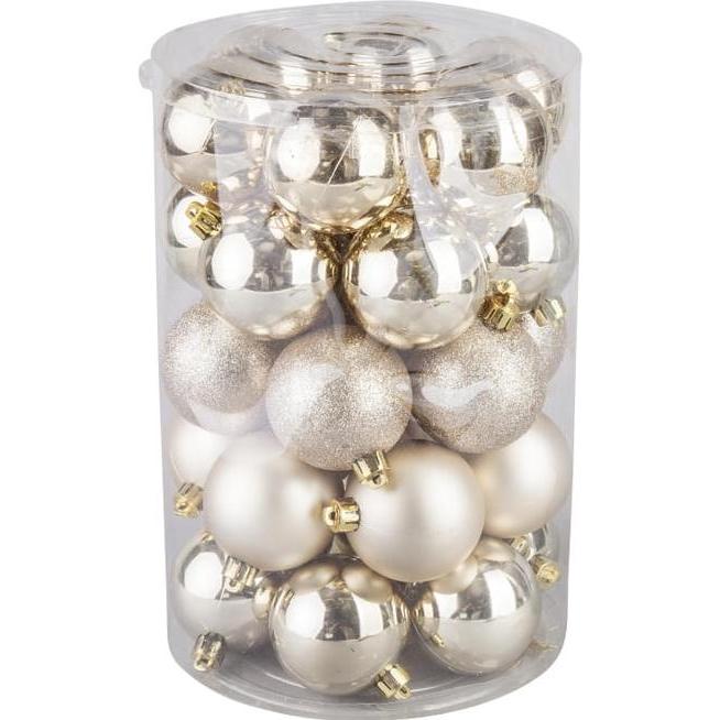 MICA Living, Christbaumschmuck, Christbaumkugeln - Ø = ca. 6 cm - 30 Stück (30 -teilig)