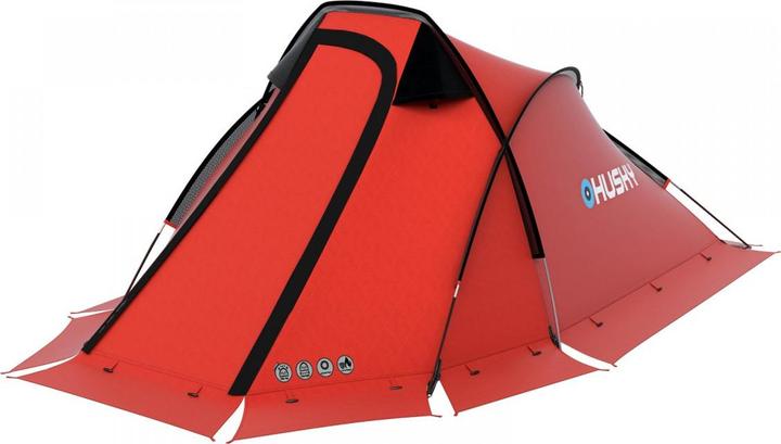 Husky Flame 2 Extreme Lightweight Tent - Rood - 2 Persoons (Tunnel tent, 3.26 kg, 2 persons)