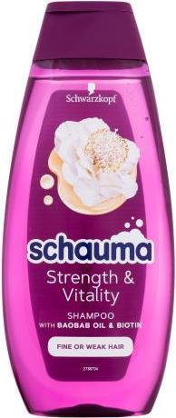 Image du produit Schwarzkopf Schauma Shampooing Force & Vitalité - Cheveux fins et cassants 400ml (400 ml, Shampoing liquide)