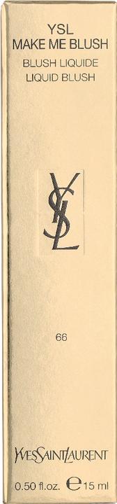 Actual product image Yves Saint Laurent Liquid Blush 66 Edgy Cherry (66 Edgy Cherry)