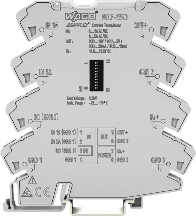 Produktbild Wago Strommessumformer AC/DC 0 - 1 A, 0 - 5 A