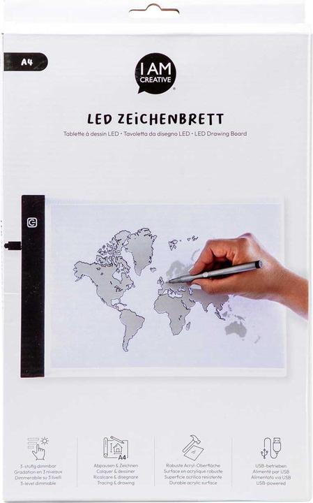 Produktbild I Am Creative LED Zeichenbrett (34 x 25 cm)