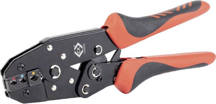 Actual product image C.K Magma Crimping pliers with ratchet mechanism for insulated cable connectors 0.5-6.0 mm² (250 mm)