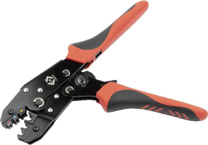 Actual product image C.K Magma Crimping pliers with ratchet mechanism for insulated cable connectors 0.5-6.0 mm² (250 mm)