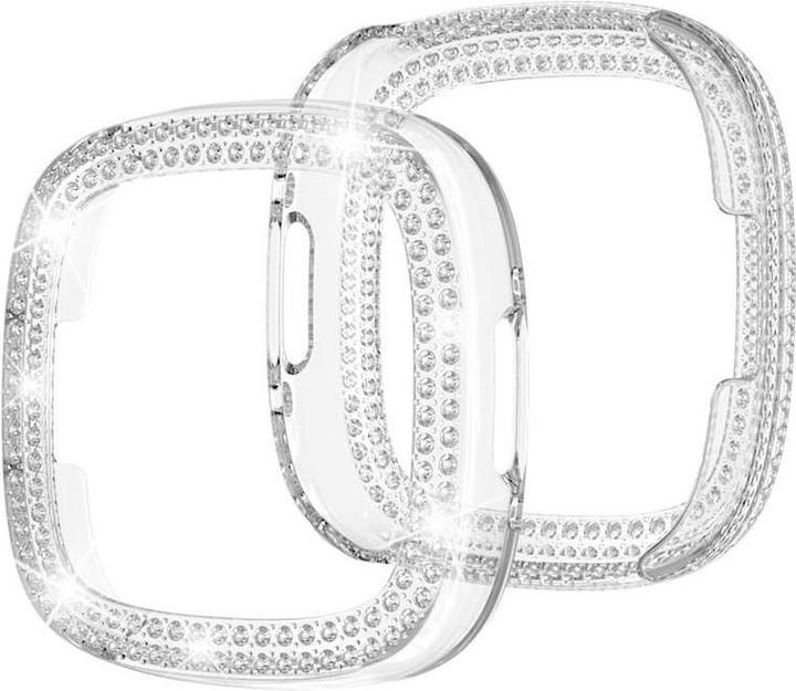 Immagine prodotto Cover-Discount Fitbit Versa 4 / Sense 2 - Custodia protettiva con strass glitterati trasparente