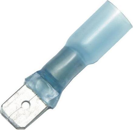 Image du produit Pentair Fiches plates Raychem 6.3 x 0.8 mm polyamide bleu