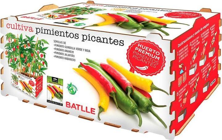 Produktbild Semillas Batlle Batlle spicy peppers box. c (Früchtesamen)
