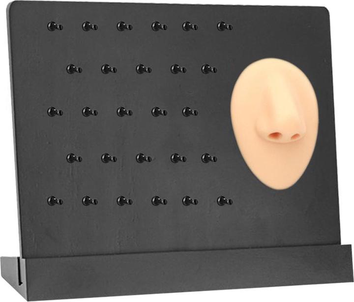 Image du produit Star Piercing Display schwarz Nase hell - Ring