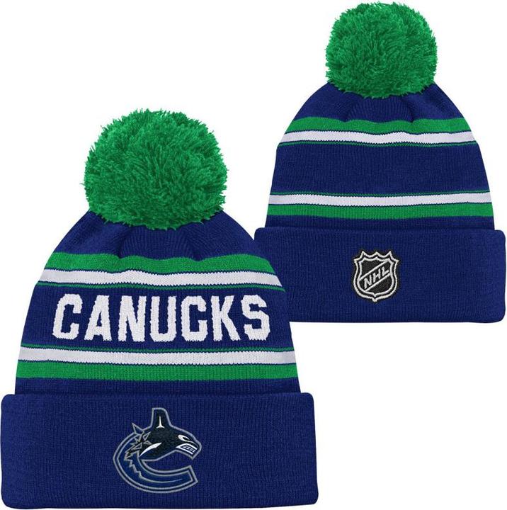 Image du produit Outerstuff JR Bonnet à pompon avec bordures en tricot jacquard (Carolina)