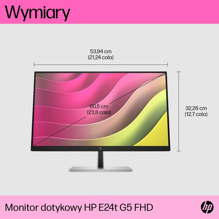 Actual product image HP E24T G5 23.8IN FHD 1920X1080 (1920 x 1080 pixels, 23.80")