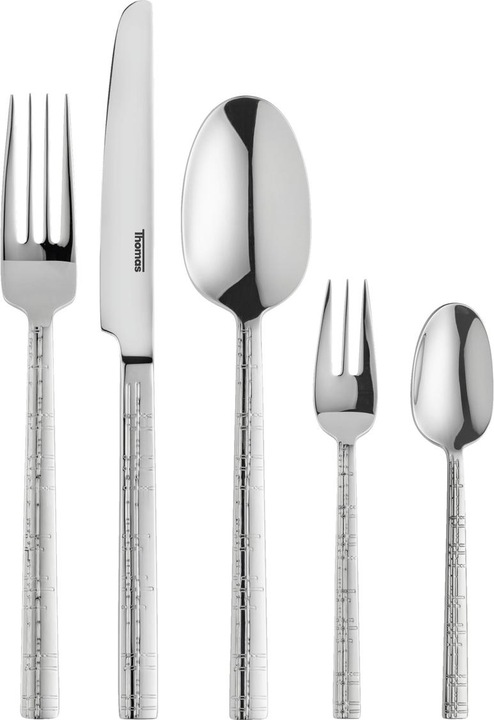 Thomas Fun - Karo - Edelstahl glänzend - Besteck-Set 30-tlg., V.h. (30 Pezzo/i)
