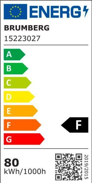 Energie-Label Brumberg LED-Flexband (Weiss, 500 cm, Indoor)