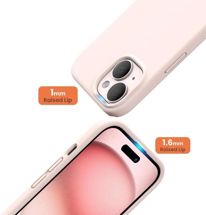 Produktbild Screenguard Apple iPhone 15 Plus Liquid Silicone Case Hülle (Apple iPhone 15 Plus)