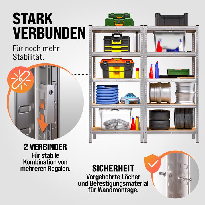Actual product image Monzana 2x storage shelves