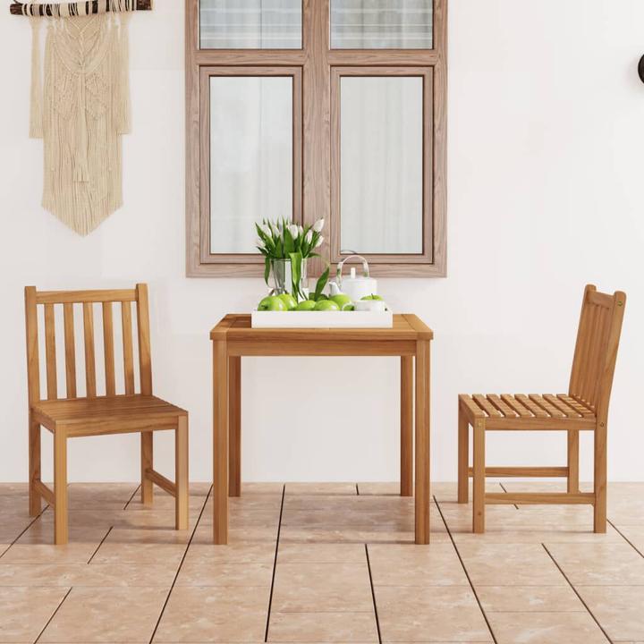 Produktbild vidaXL Garten Essgruppe (80 x 80 x 77 cm)
