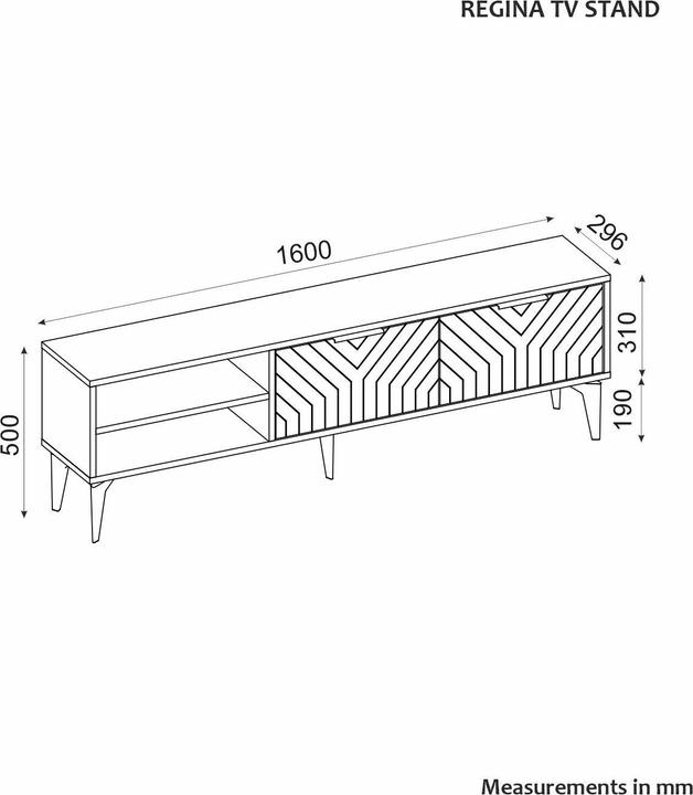Produktbild Hanah Home Regina (160 x 29.60 x 50 cm)
