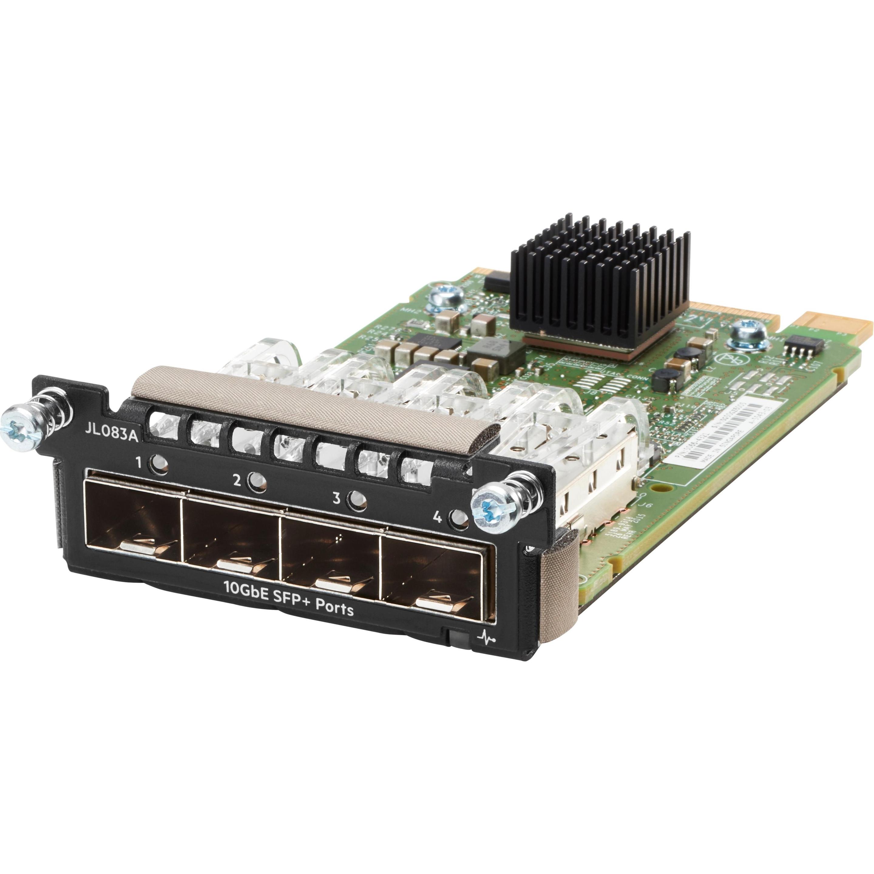 HPE Modulo HP JL083A: per la serie HP 3810 (4 porte), Switch di rete, Nero
