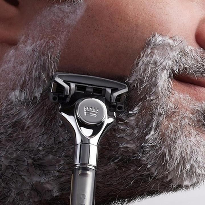 Produktbild Cremo Barber Grade Razor for Men with Extra Refill Blade - Silver (Körpergel)