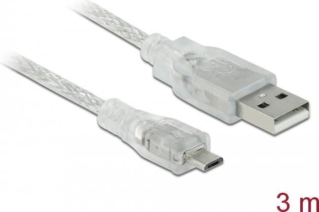 Produktbild Delock USB-A - USB micro-B (3 m, USB 2.0)