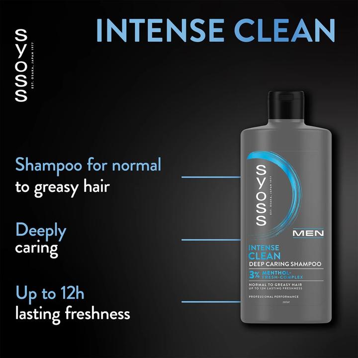 Actual product image Syoss Men Clean & Cool (Liquid shampoo, 440 ml)