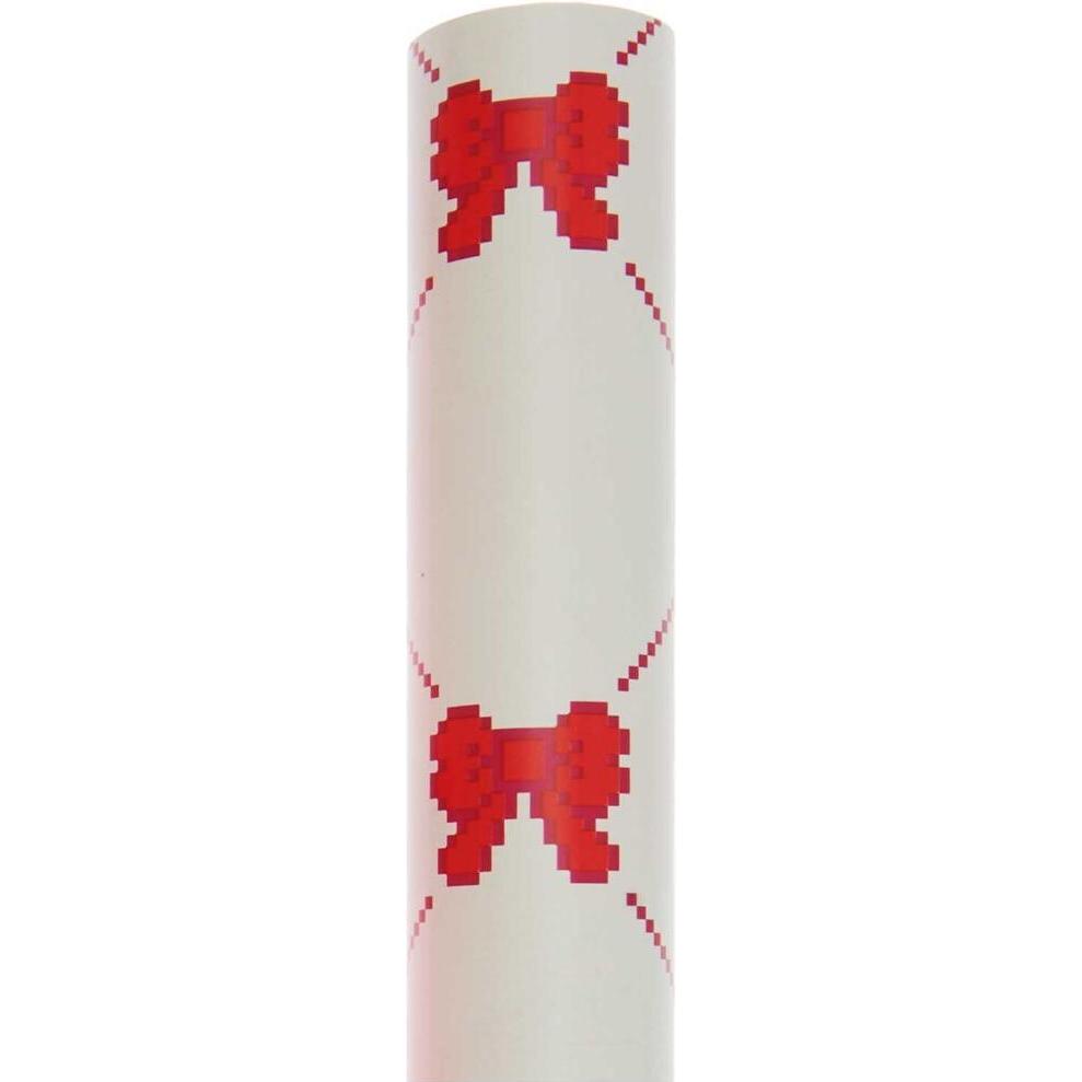 Rico Design, Geschenkverpackung, Geschenkpap.Pixel Schleifen,Crem.400721 (Geschenkpapier)