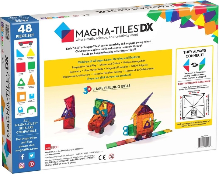 Actual product image Magna-Tiles Deluxe set