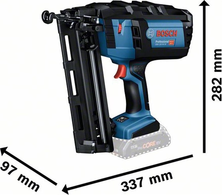 Produktbild Bosch Professional Akku-Holznagler GNH 18V-64 M, L-BOXX 136
