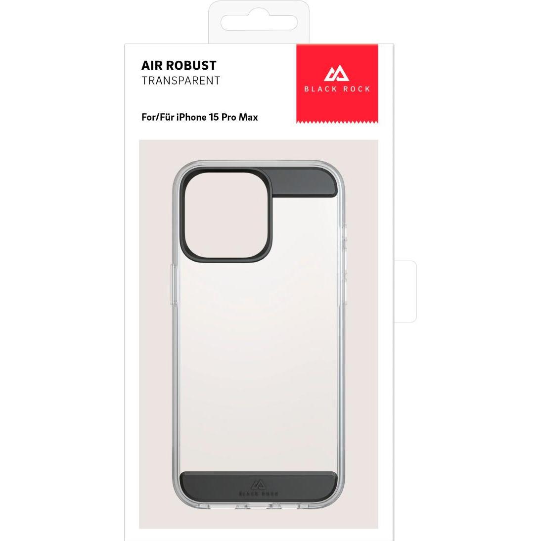Thumbnail - Black Rock Air Robust (Apple iPhone 15 Pro Max), Smartphone Hülle, Schwarz