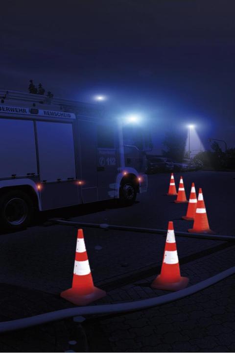 Immagine prodotto Dönges Cono stradale pieghevole versione Pro, altezza 750 mm, polizia