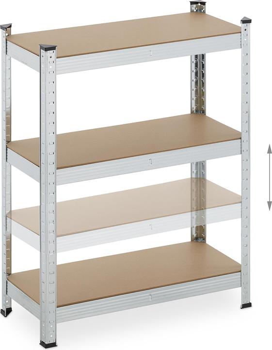 Actual product image Relaxdays 2x heavy duty shelving