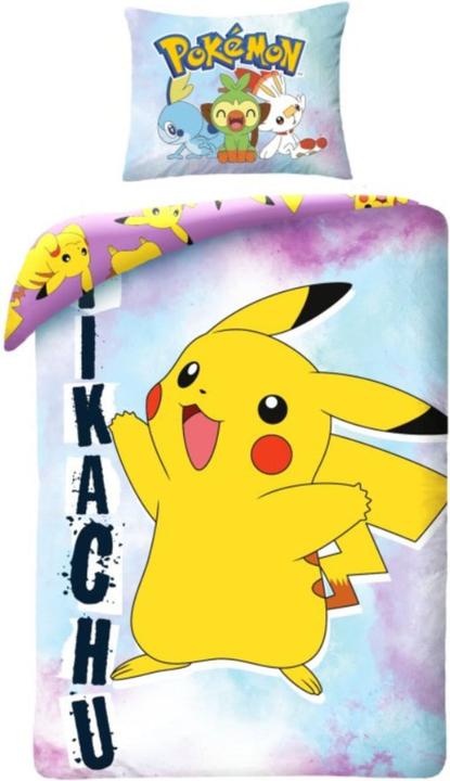Image du produit MCU Pokemon Pikachu literie - 140x200 cm oreiller et couverture