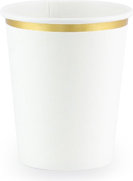 Actual product image Partydeco Mug White (6 pieces) (6x)