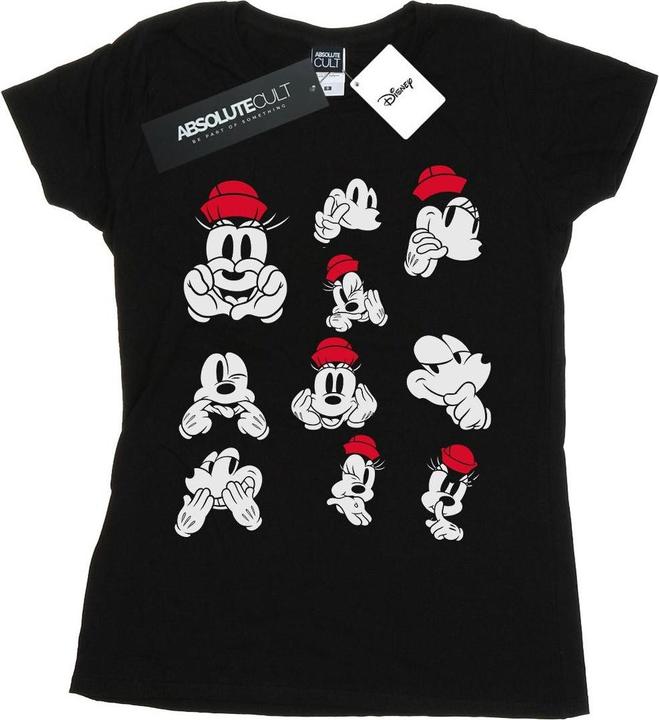 Immagine prodotto Disney Minnie Mickey Photo Poses Maglietta Donna (L)