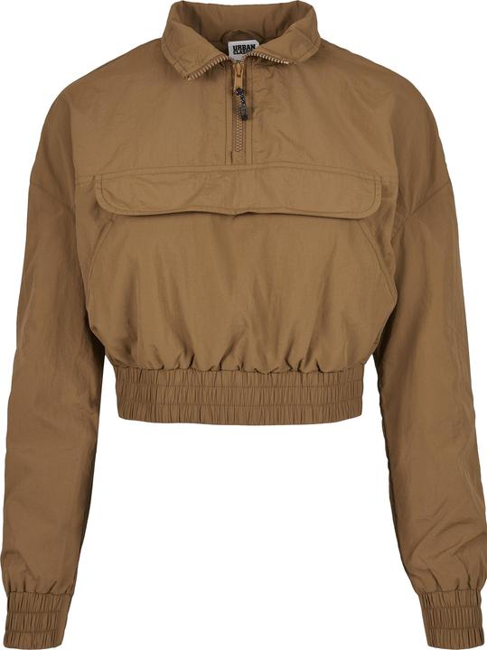 Produktbild Urban Classics Ladies Cropped Crinkle Nylon Pull Over Jacket (XL)
