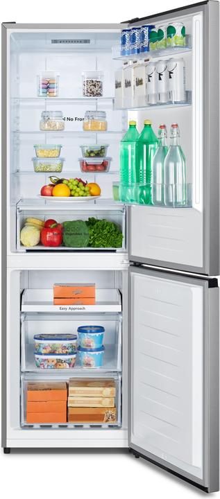 Produktbild Hisense RB390N4ACE Kühlschrank mit Gefrierfach Freie Aufstellung 304 L E Edelstahl (304 l)