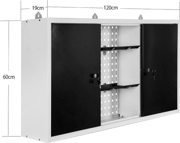 Immagine prodotto XPOtool Set di pareti e armadietti per attrezzi Parete perforata Armadio pensile da officina
