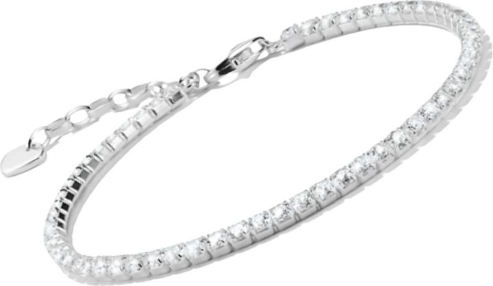 Image du produit Thomas Sabo Tennisarmband mit weissen Steinen Silber (19 cm, Argent)