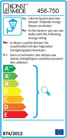 Label énergétique Konstsmide Lucca (E27)