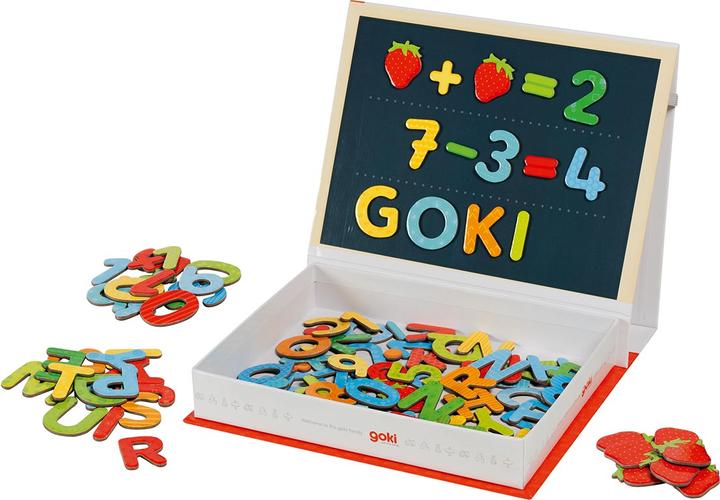 Produktbild Goki Magnetspiel Kleine Schule (Deutsch, Italienisch, Englisch, Französisch)