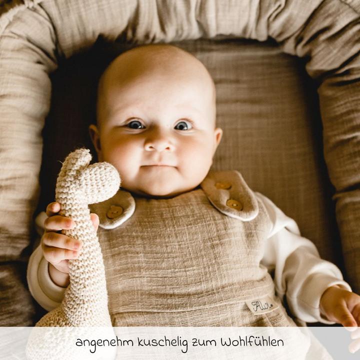 Produktbild Alvi Babynestchen & Bettschlangen Schlummer-Nestchen - Slub Muslin