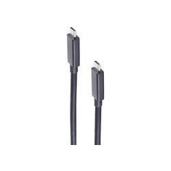 Thumbnail - Shiverpeaks -BASIC-S--USB-C Verbindungskabel--USB Kabel Typ-C Stecker auf Typ C Stecker, 4.0 Gen 3x2, schwarz (0.25 m, U...