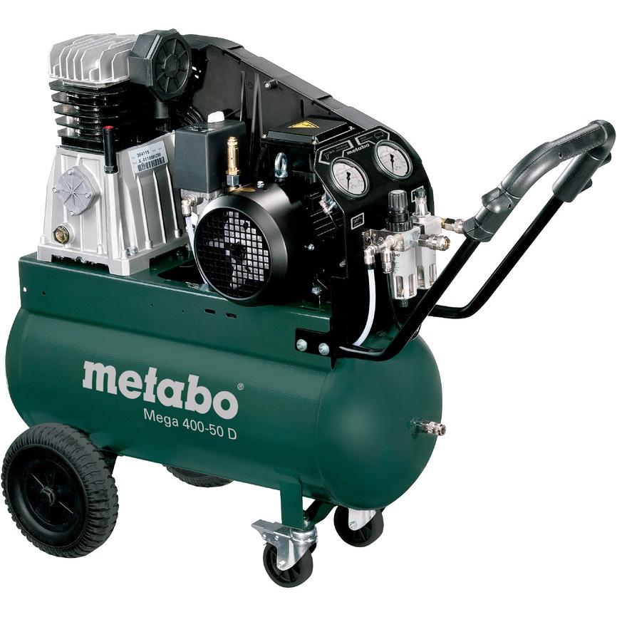 Metabo, Kompressor, Mega 400-50 D (10 Bar, 50 l)